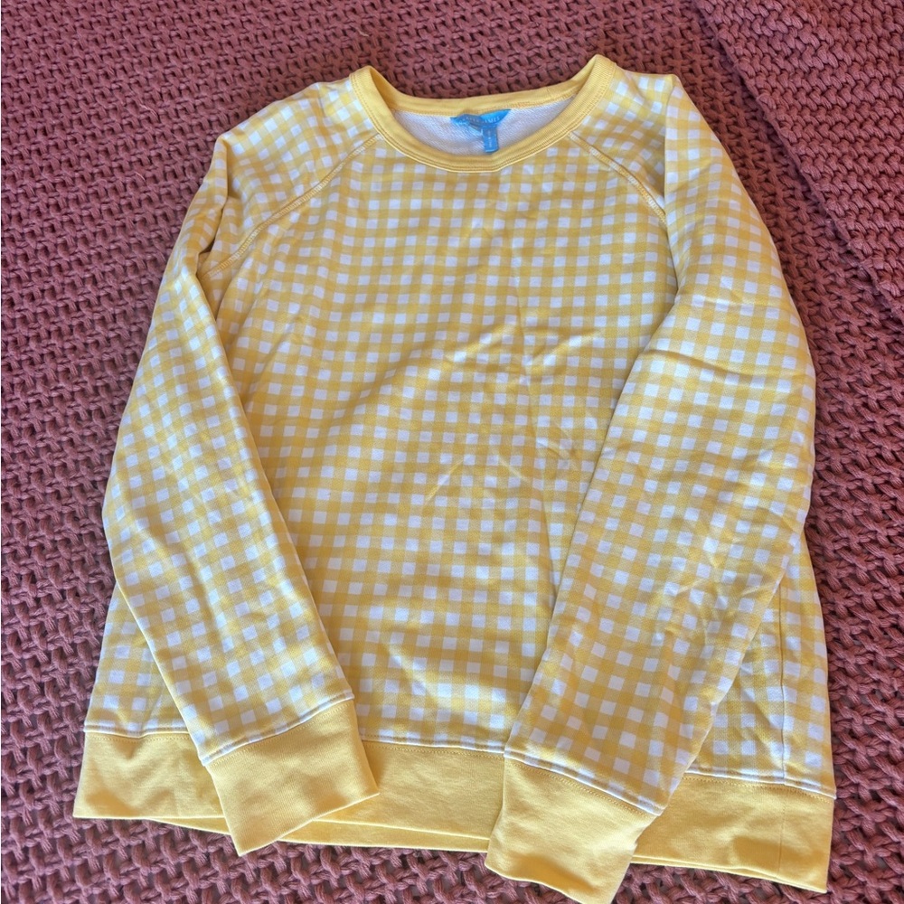 Lauren James Gingham sweatshirt. Smoke free home
